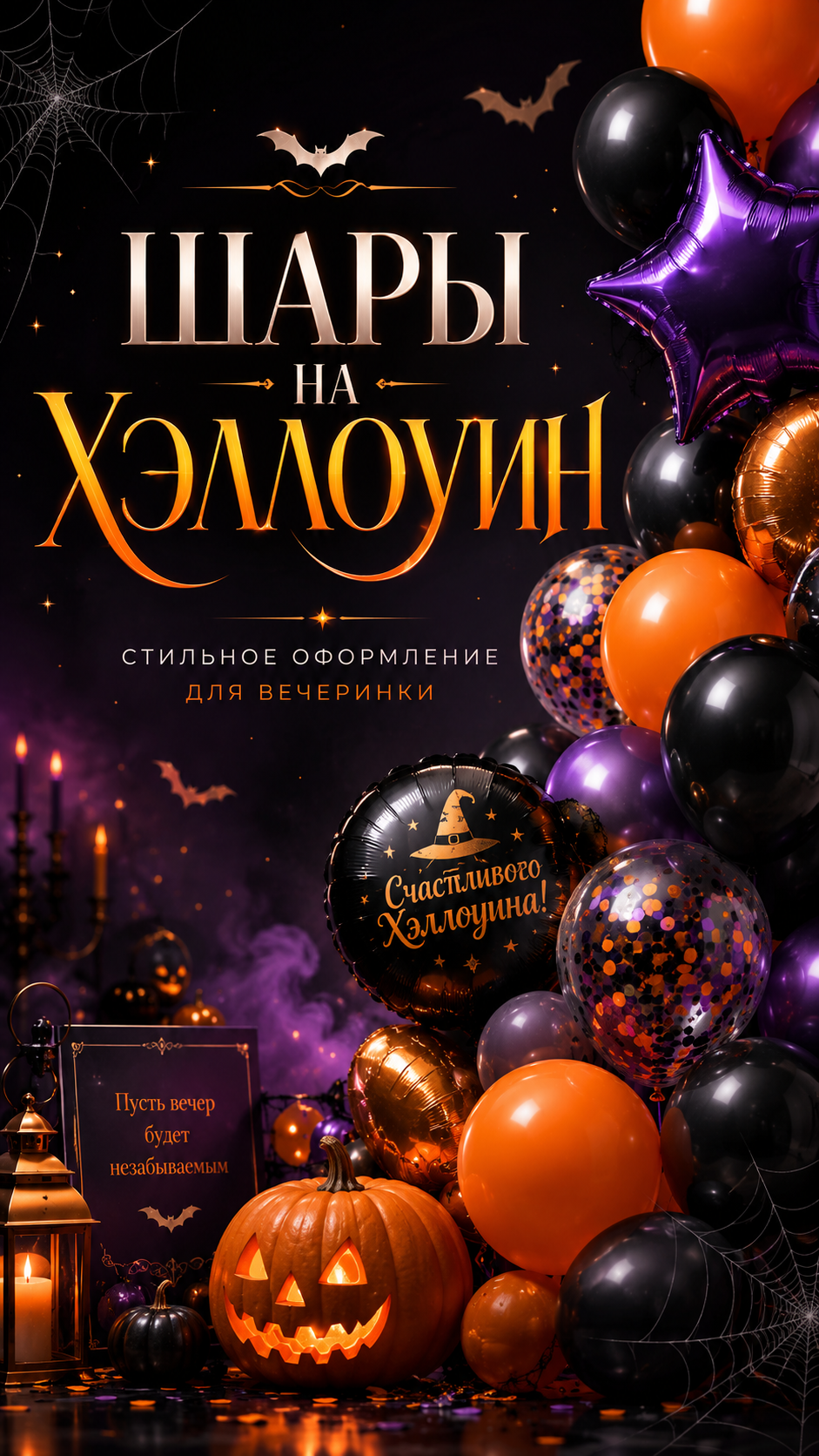 Шары на Хэллоуин
